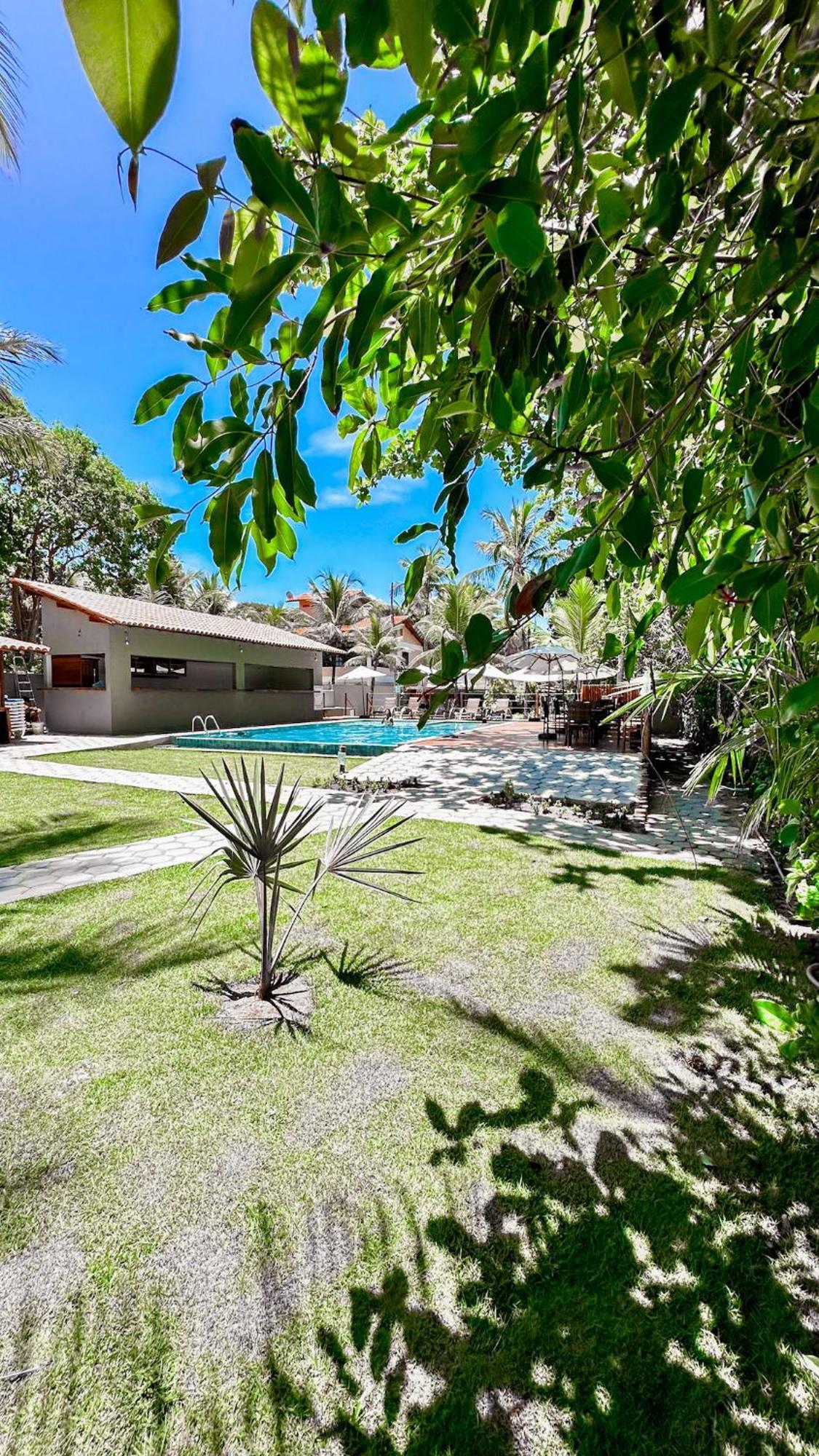 Pousada Villa Zena - Frente Ao Mar - Pe Na Areia 塞古罗港 外观 照片