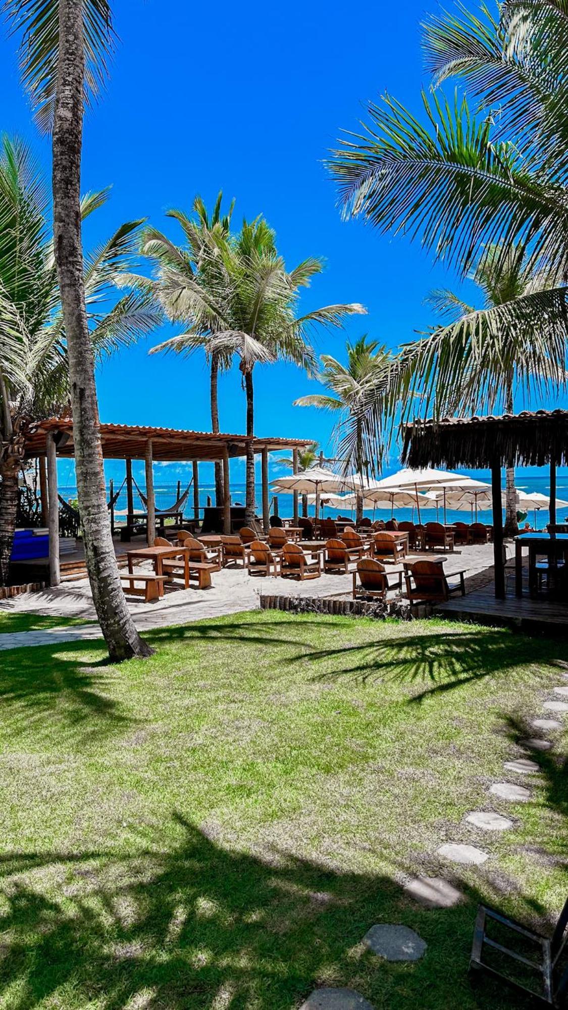Pousada Villa Zena - Frente Ao Mar - Pe Na Areia 塞古罗港 外观 照片