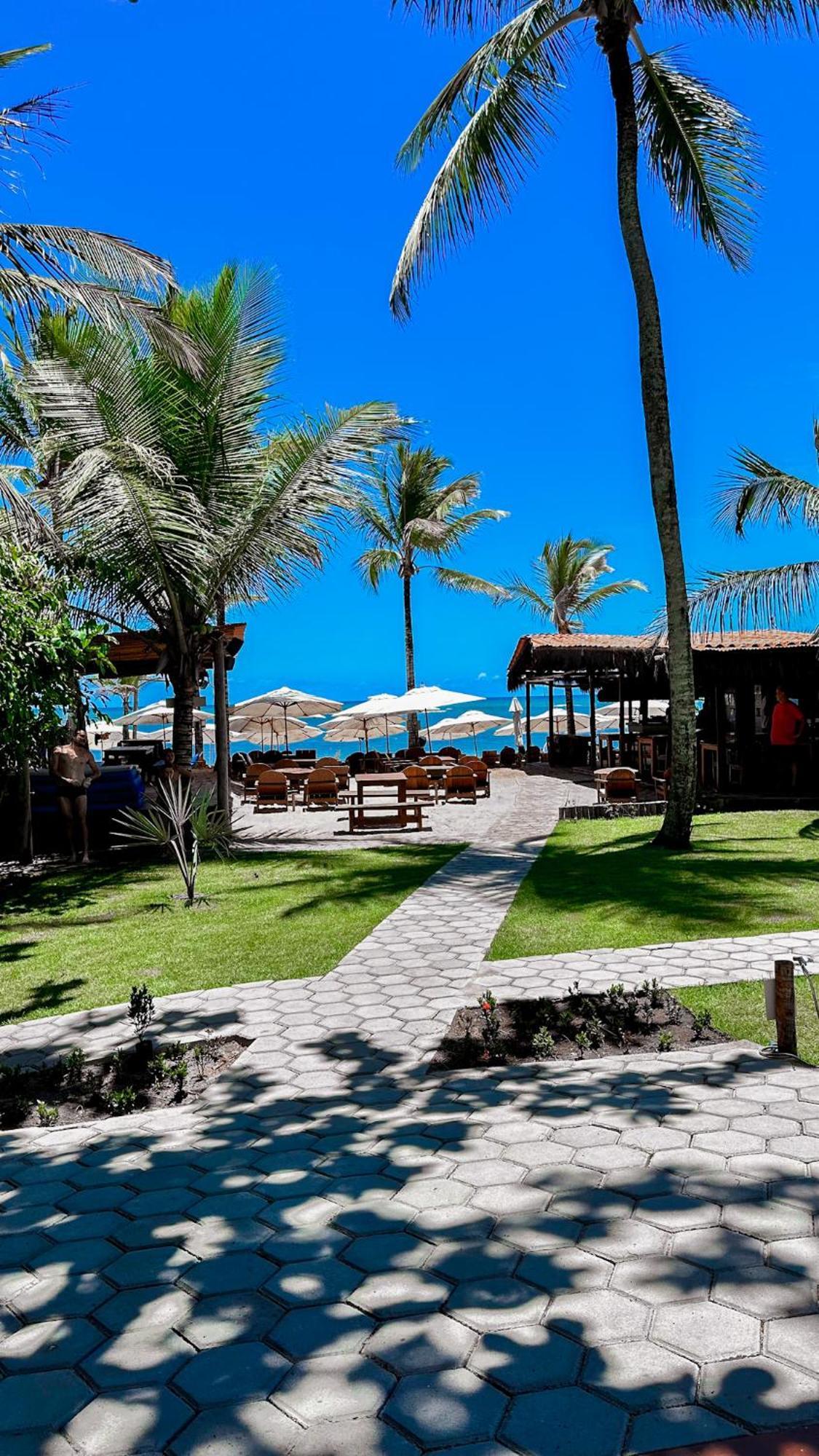 Pousada Villa Zena - Frente Ao Mar - Pe Na Areia 塞古罗港 外观 照片
