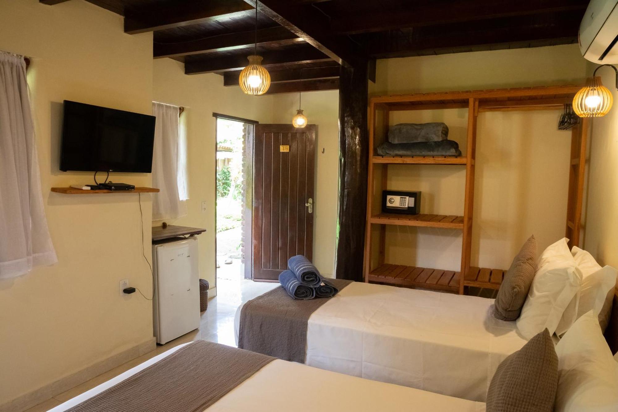 Pousada Villa Zena - Frente Ao Mar - Pe Na Areia 塞古罗港 外观 照片